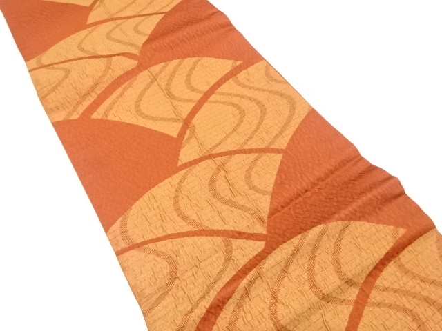 JAPANESE KIMONO / ANTIQUE FUKURO OBI / WOVEN STREAM